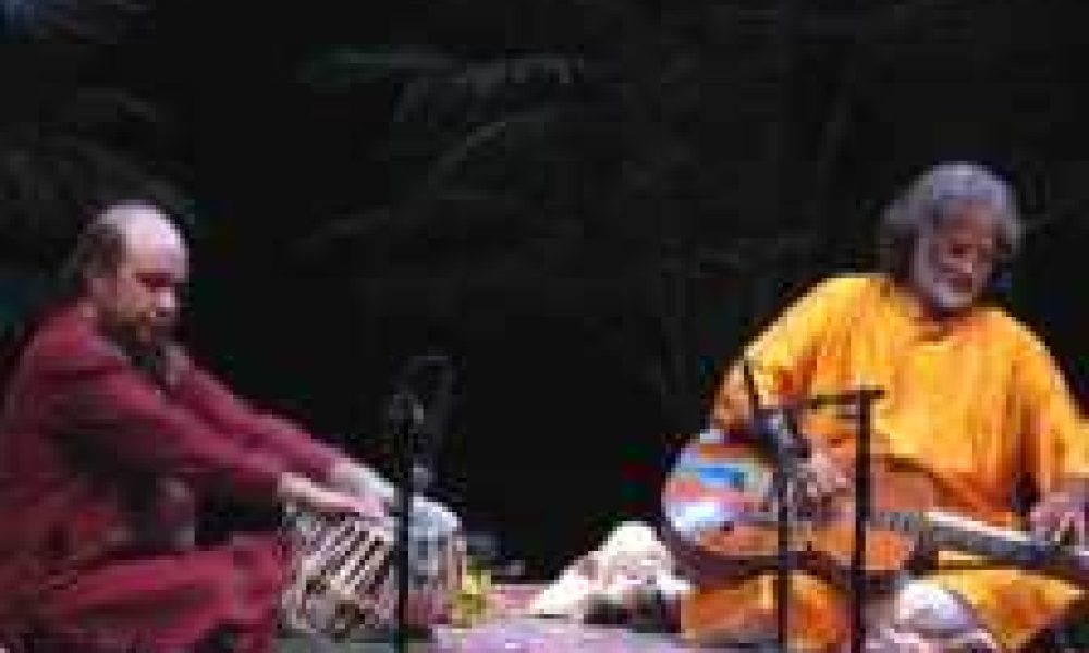 Pt. Viswa Mohan Bhatt with Pt. Abhijit Banerjee on Tabla