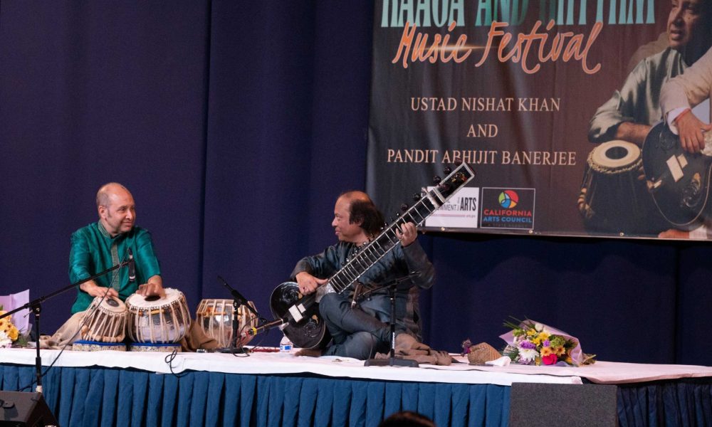 Ustad Nishat Khan (Sitar) with Pt. Abhijit Banerjee on Tabla